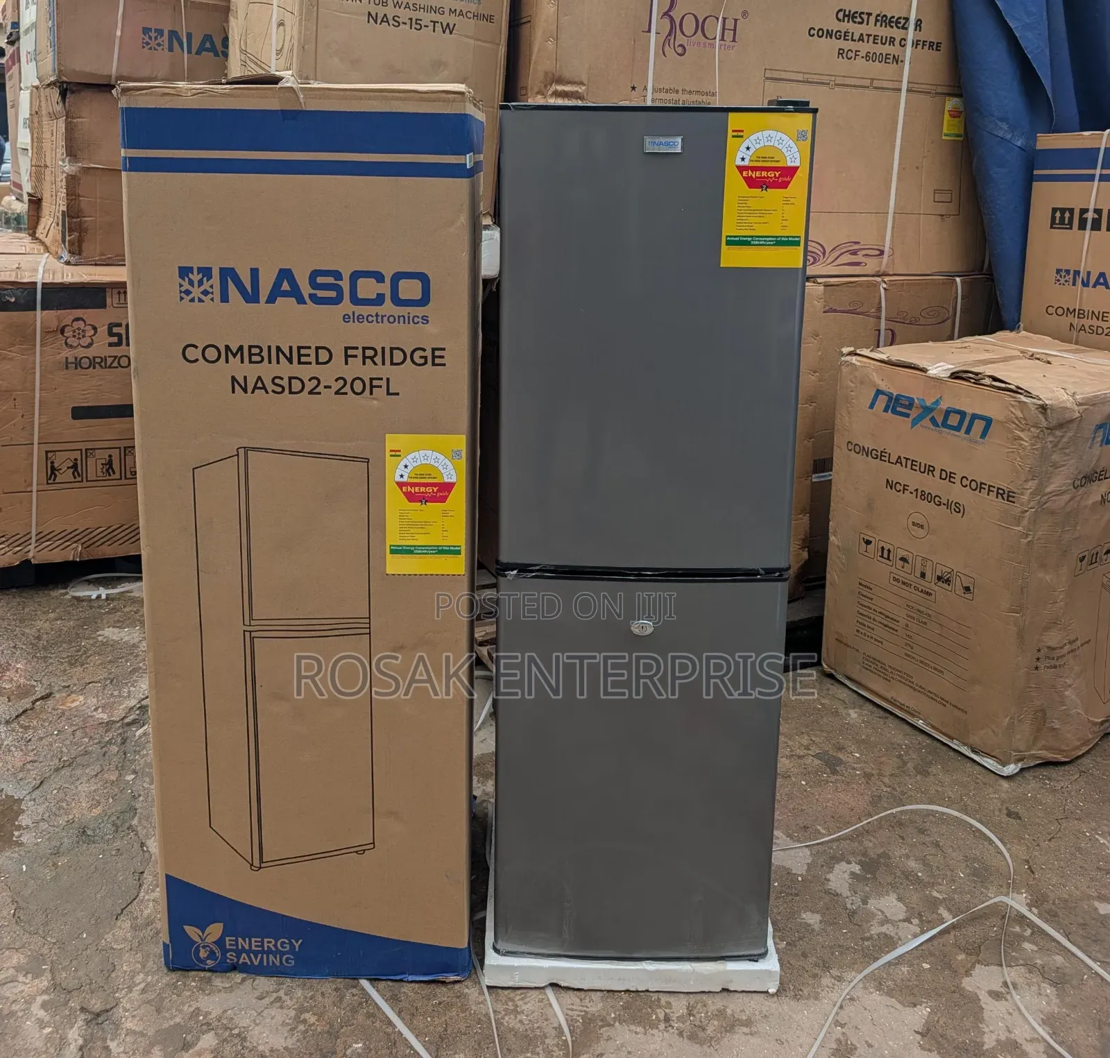 Nasco Combine Fridge Nasd2-20fl *158l*