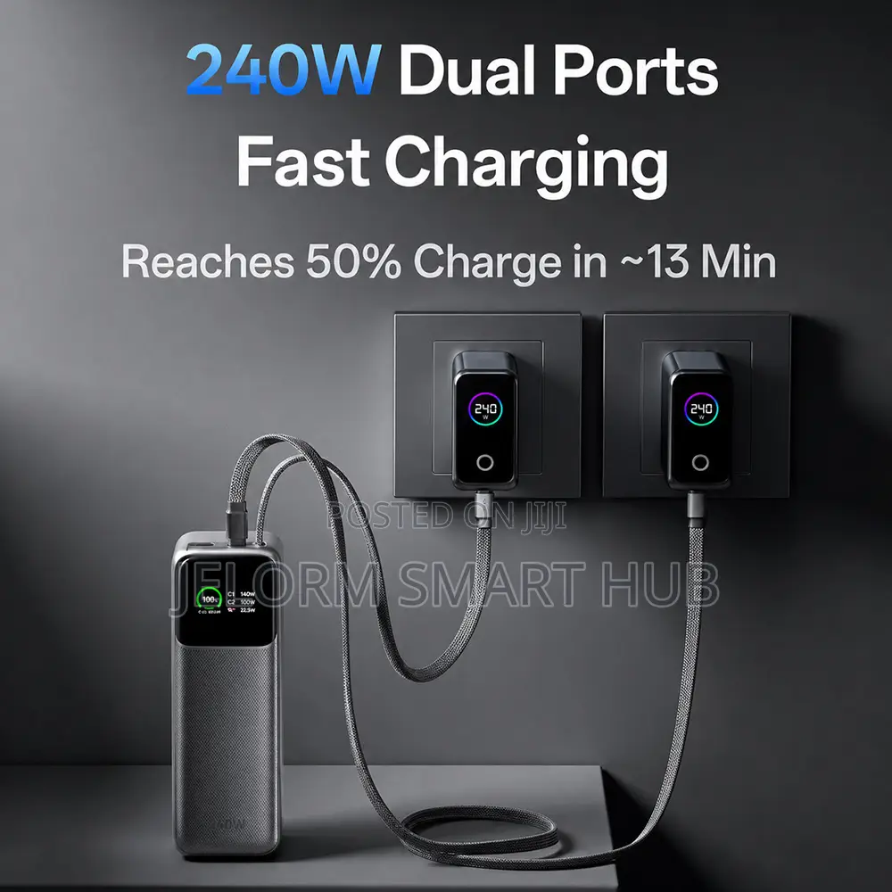 Wiwu Pm201 27000mah Power Mega 240w Fast Charge Power Bank