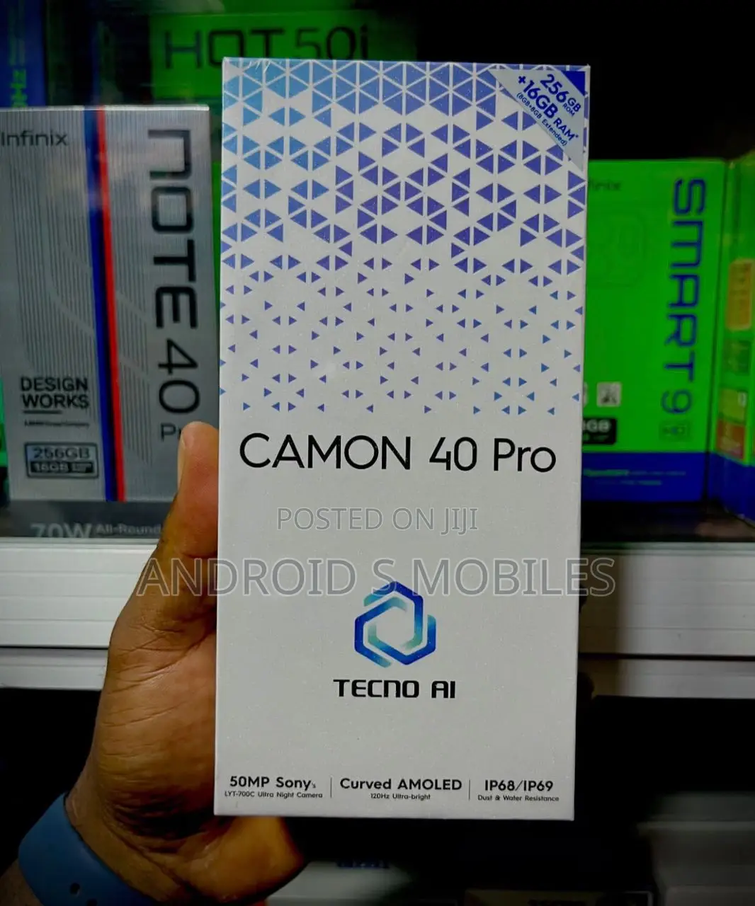 New Tecno Camon 40 Pro 5G 256 GB Gray