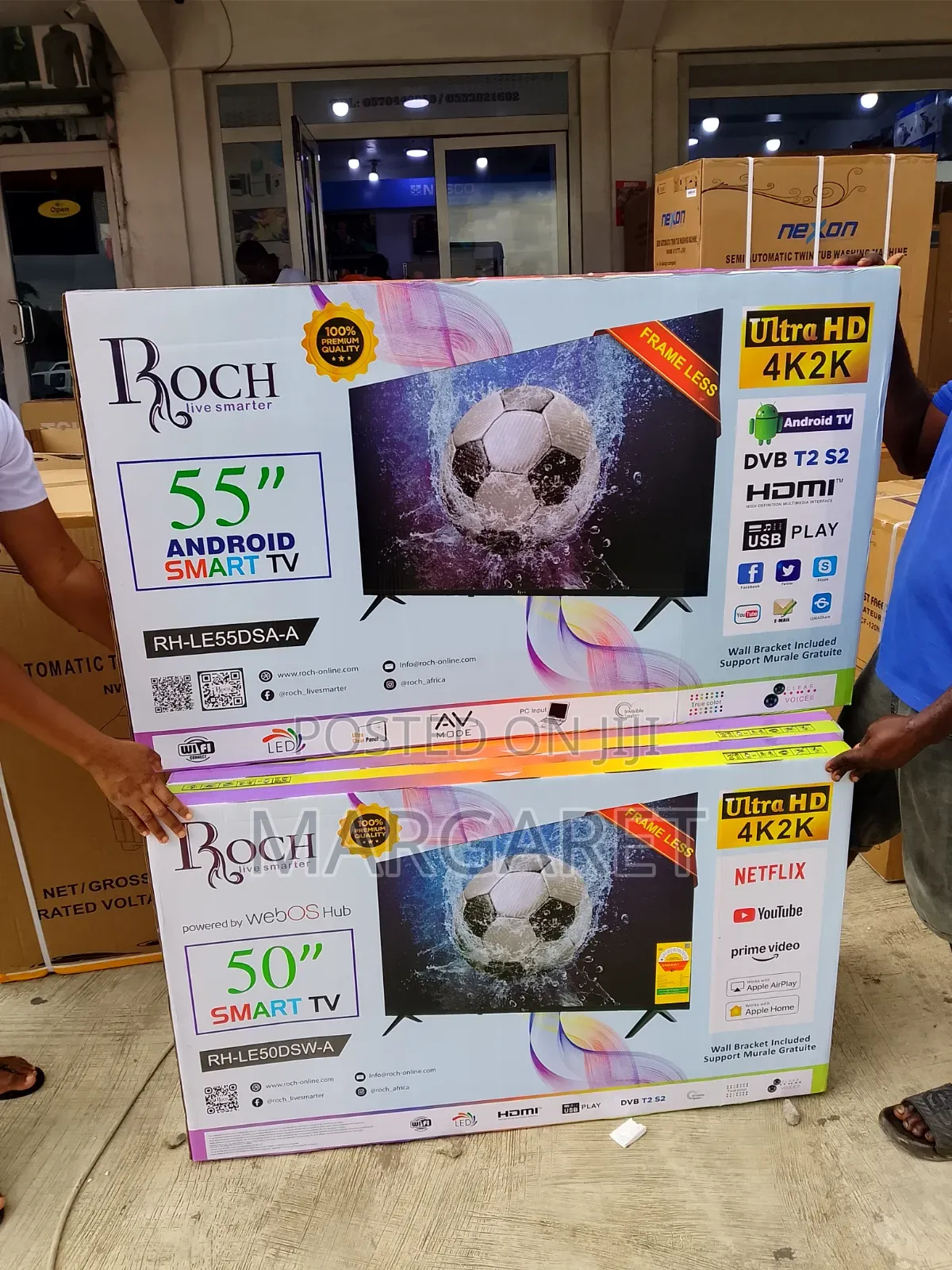 Ahof3dua Roch 55 Inches Smart Tv
