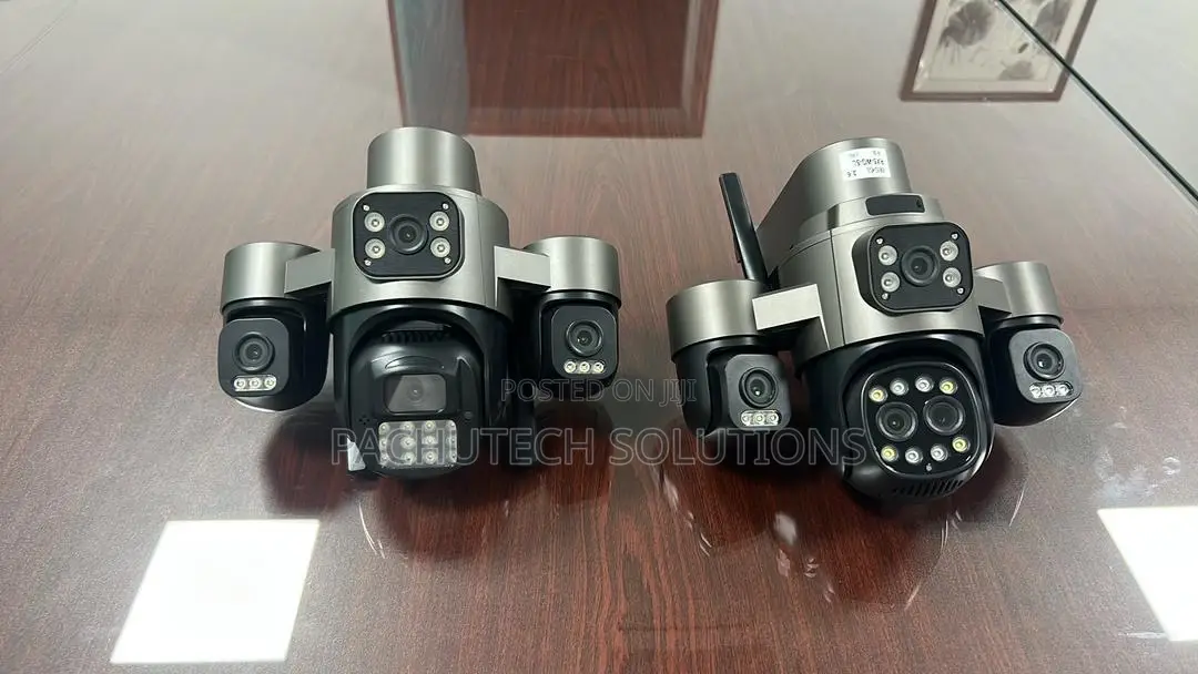 V380 3lens 3ptz Solar Camera