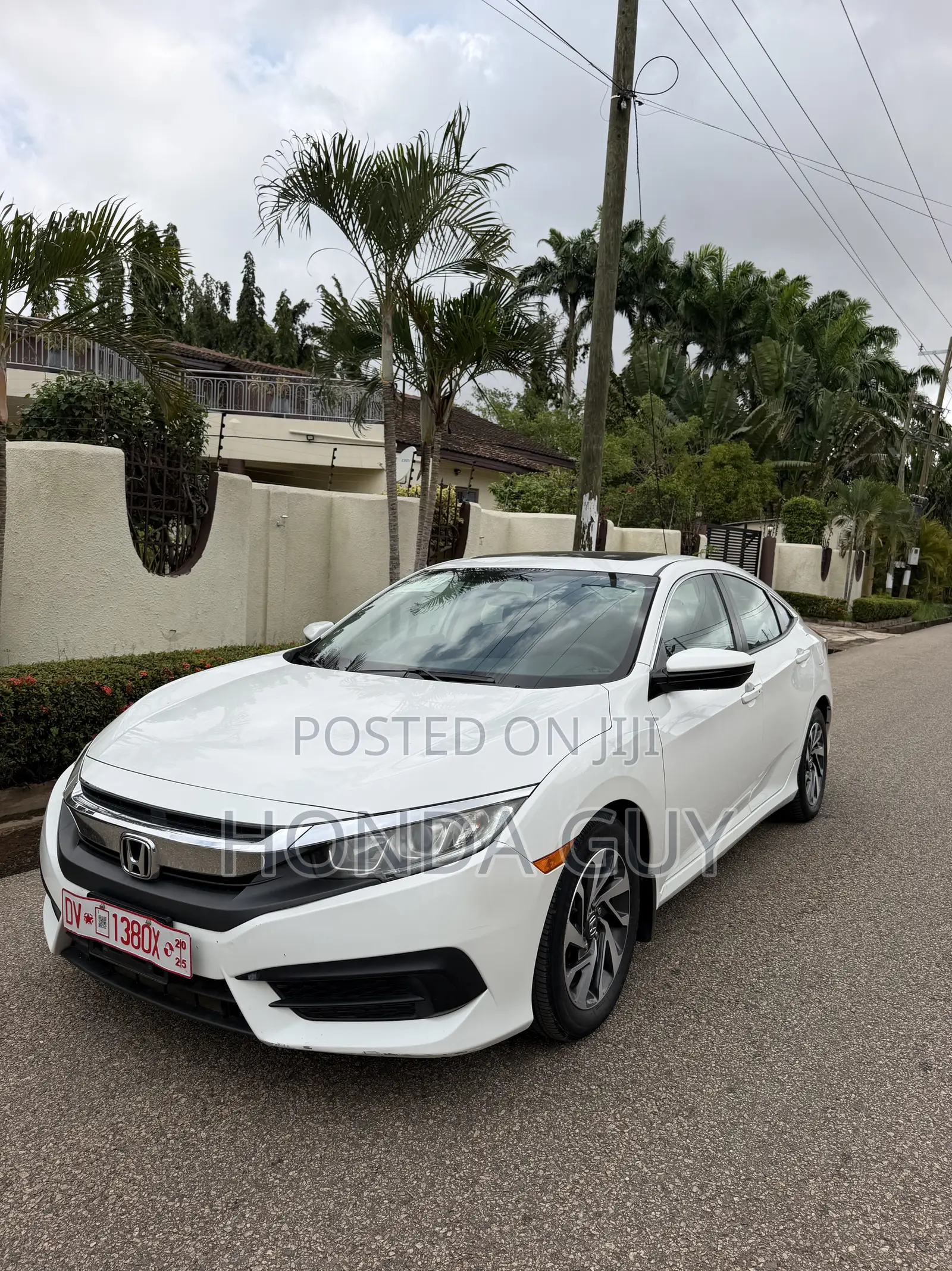 Honda Civic EX 4dr Sedan (1.5L 4cyl) 2016 White