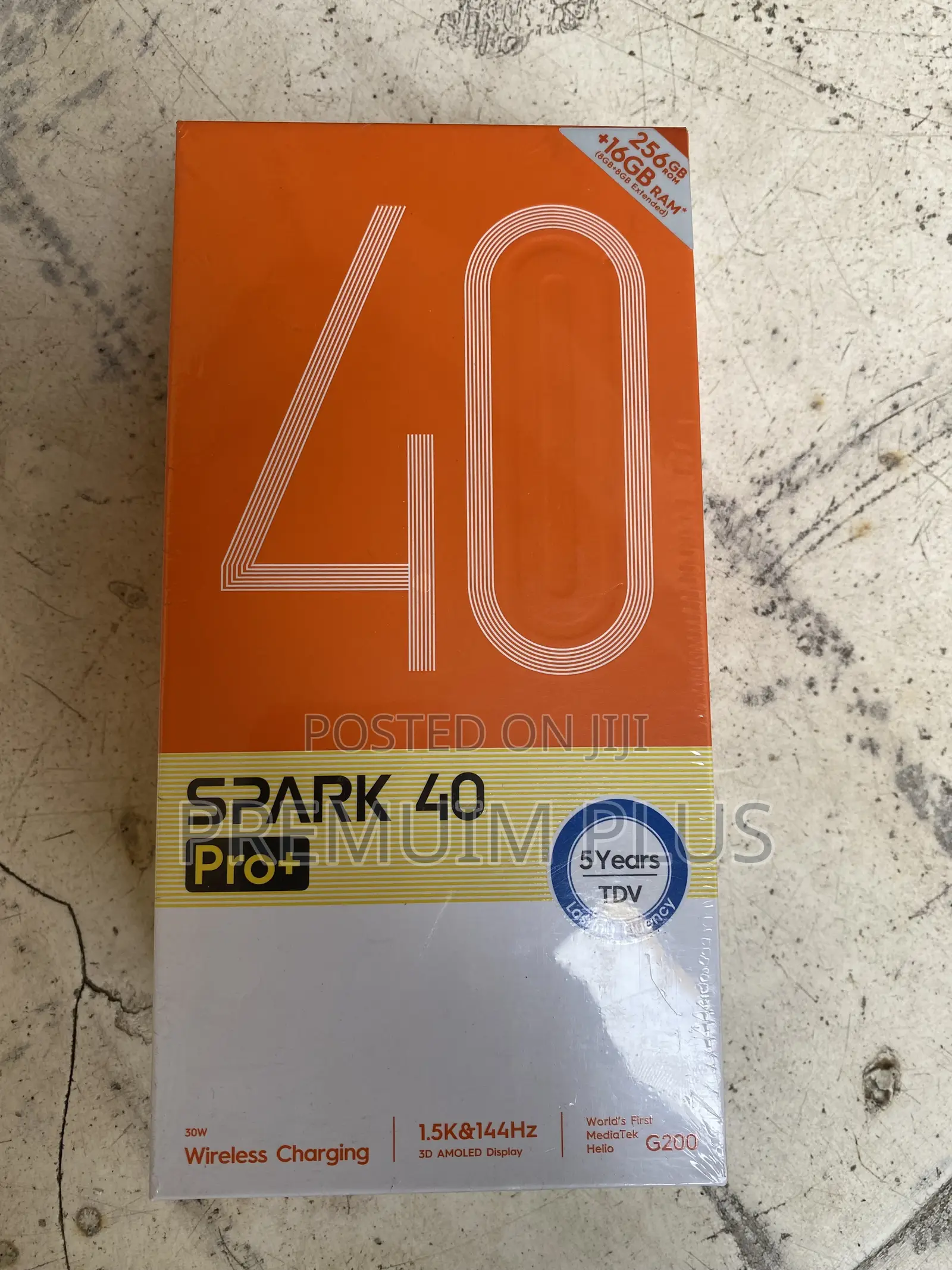 New Tecno Spark 40 Pro+ 256 GB Black