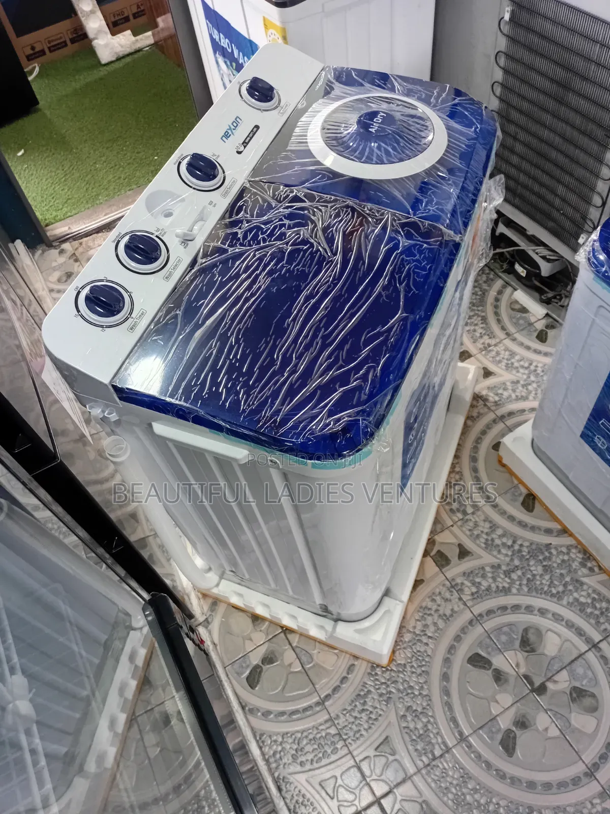 Nexon 10kg Washer With Stylish Blue Design