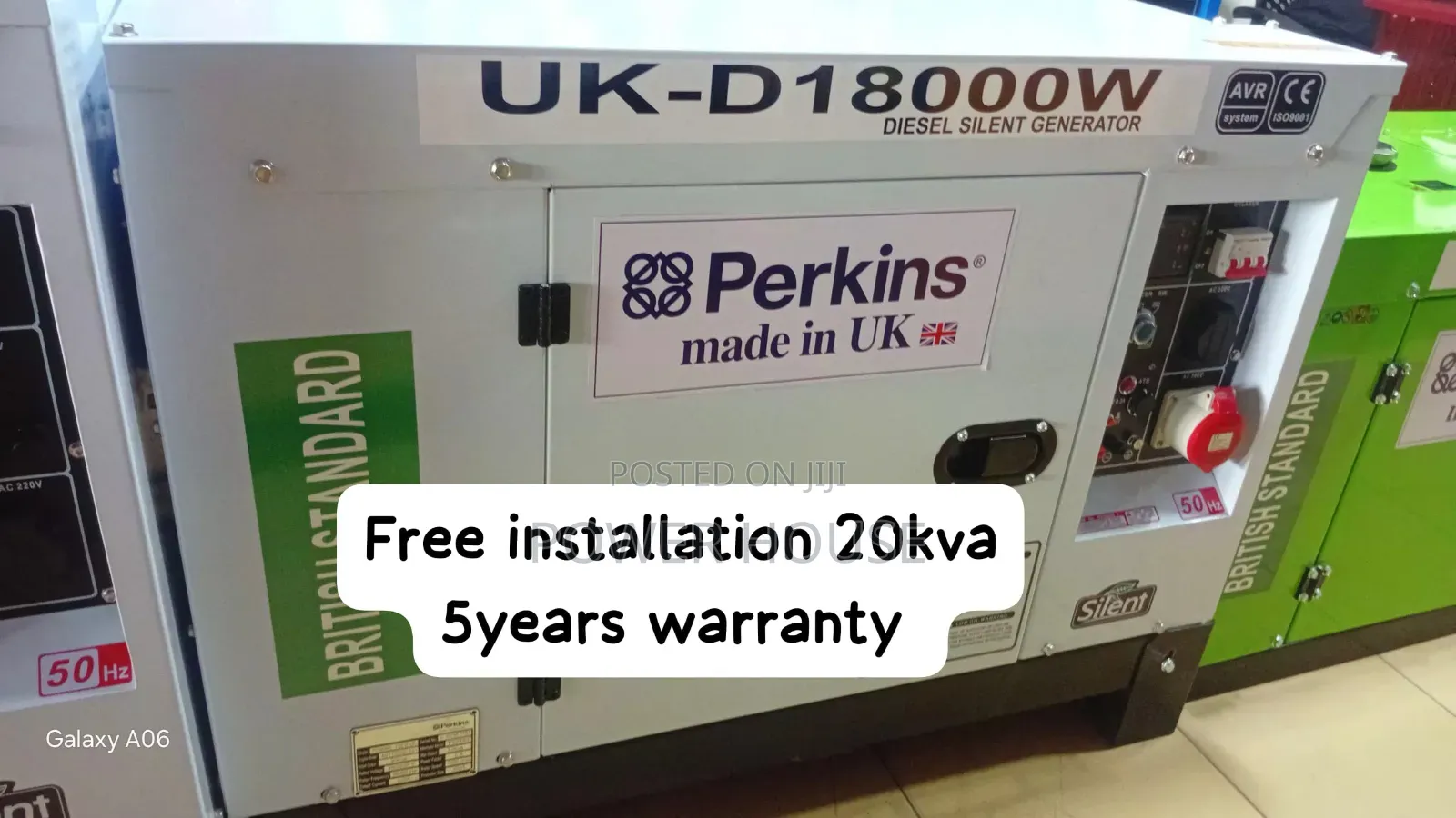 Perkins 20kva Silent Diesel Generator – Strong Backup Power 20kva