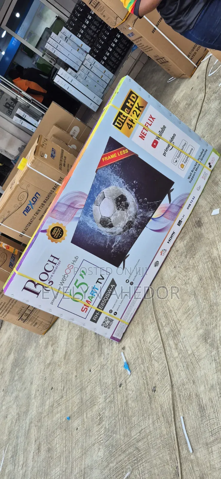 Clean View of Roch 65 Inches Smart Android Tv Uhd Webos for Sal