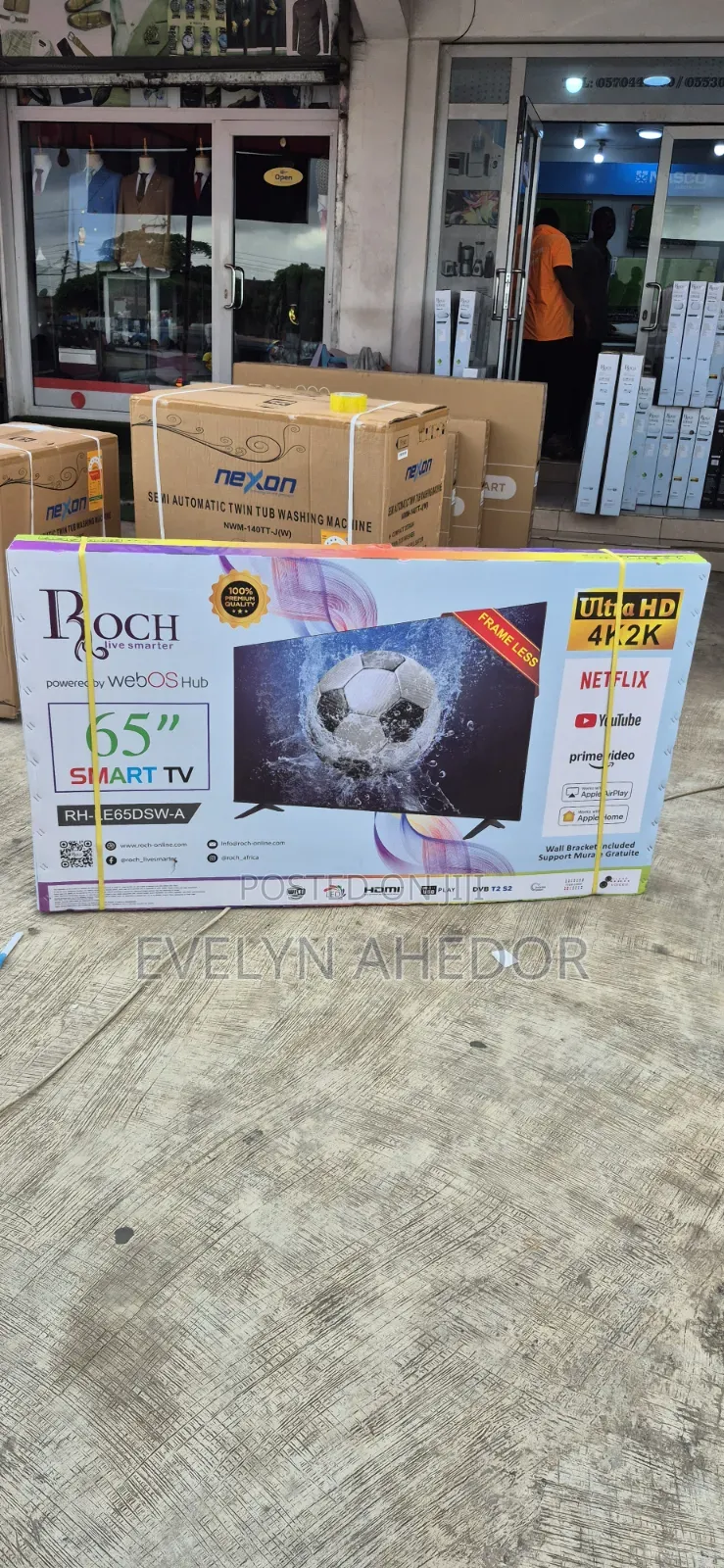Clean View of Roch 65 Inches Smart Android Tv Uhd Webos for Sal