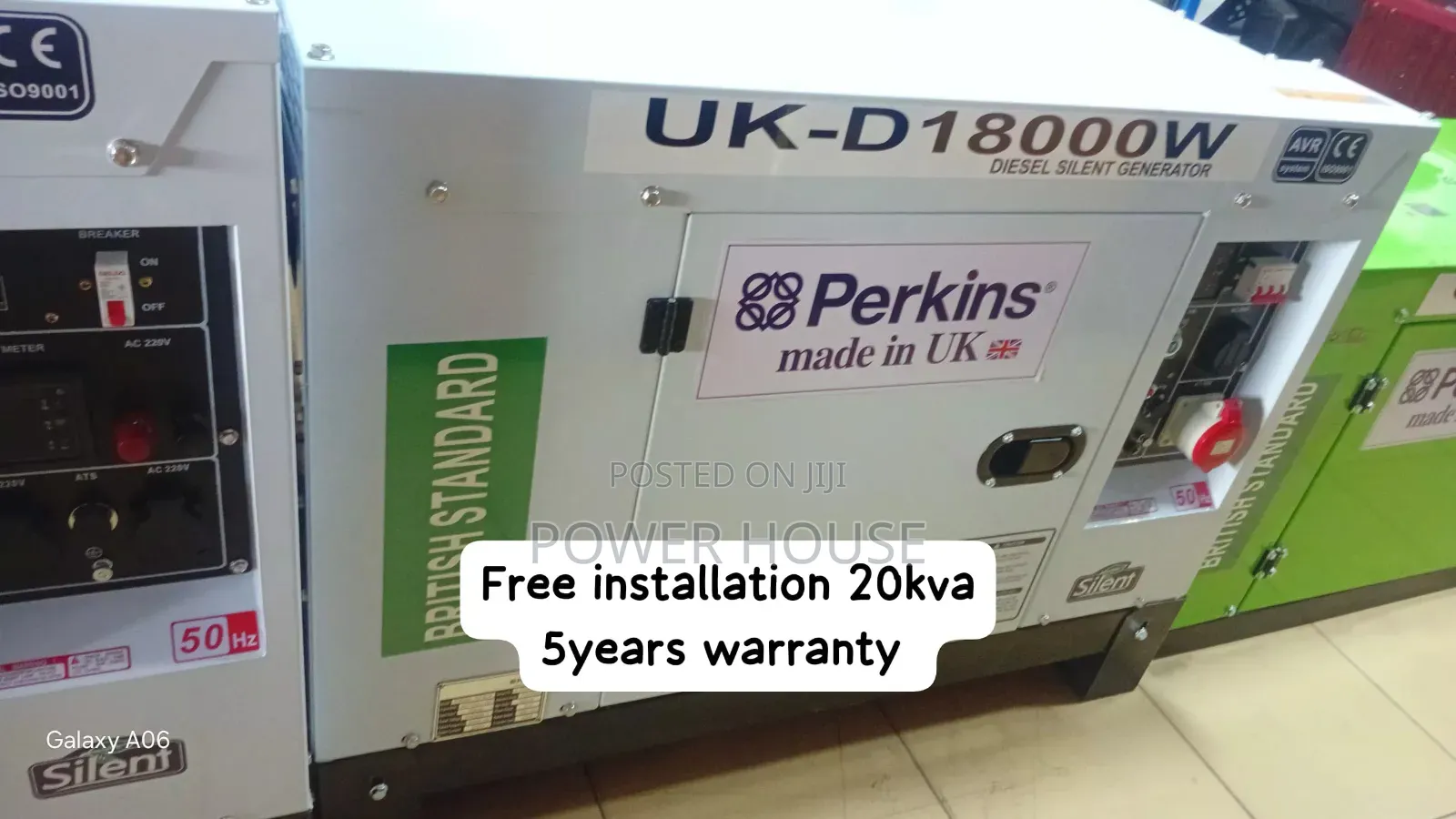 Perkins 20kva Diesel Generator–Strong Engine, Fuel Consumption 20kva
