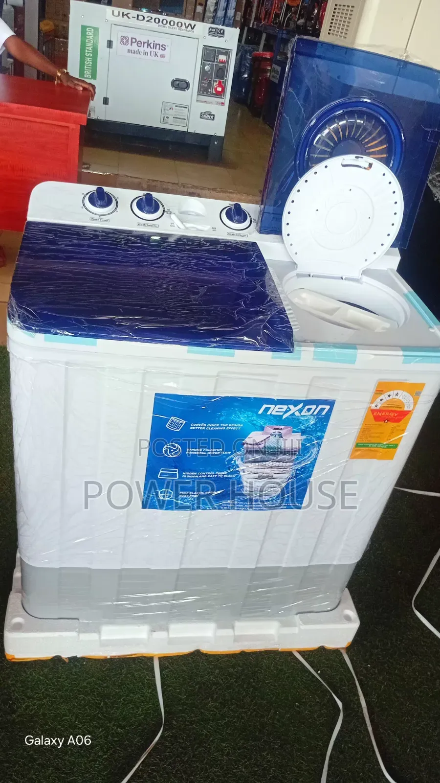 Nexon 12kg High Capacity Washing Machine – Fast Wash, Deep Clean 12kg
