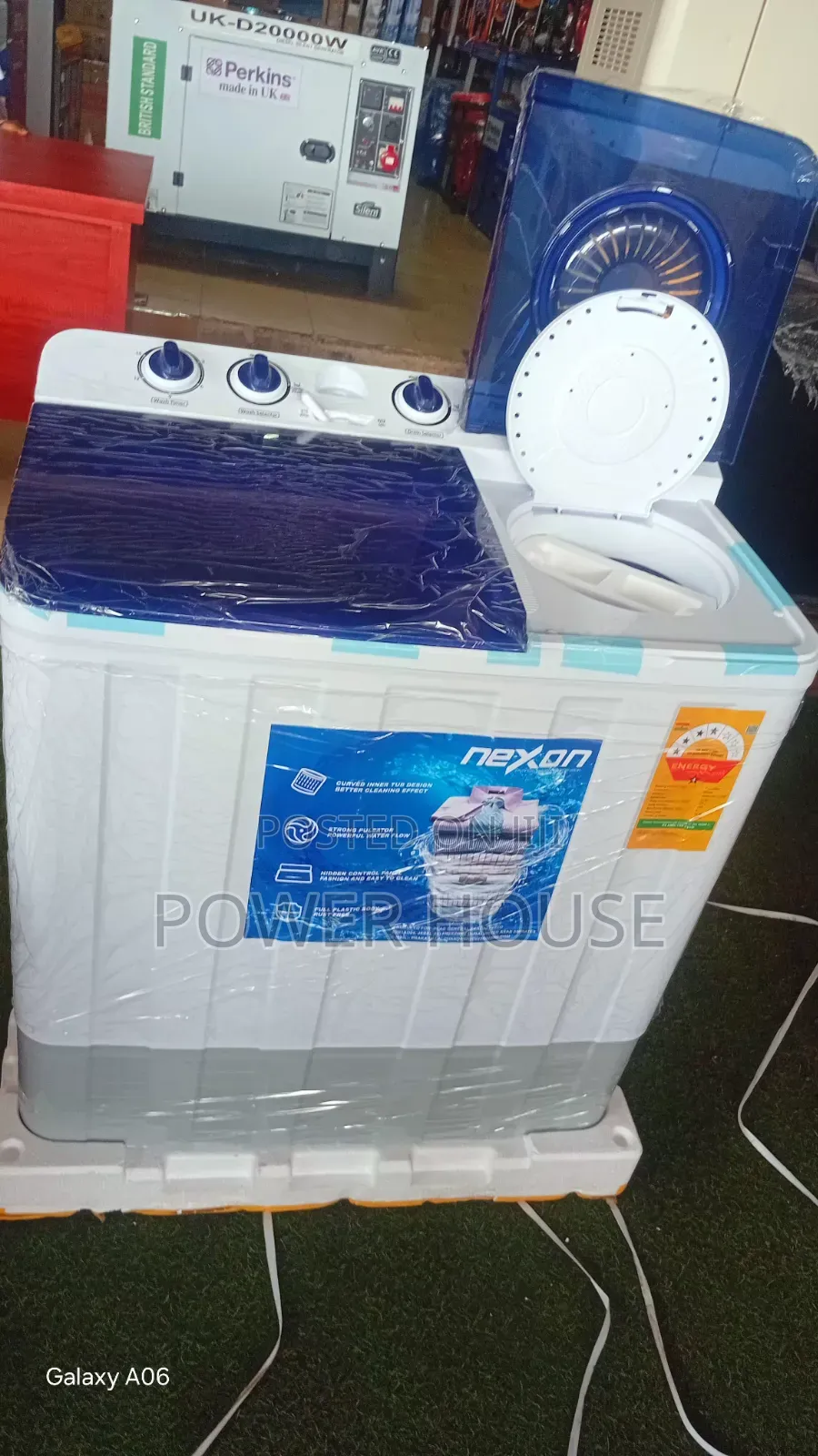 Nexon 12kg High Capacity Washing Machine – Fast Wash, Deep Clean 12kg