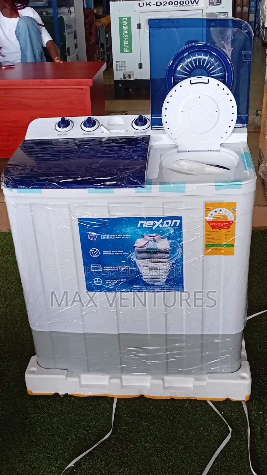 Premium Nexon 12kg Washer – Large Family Size 12kg