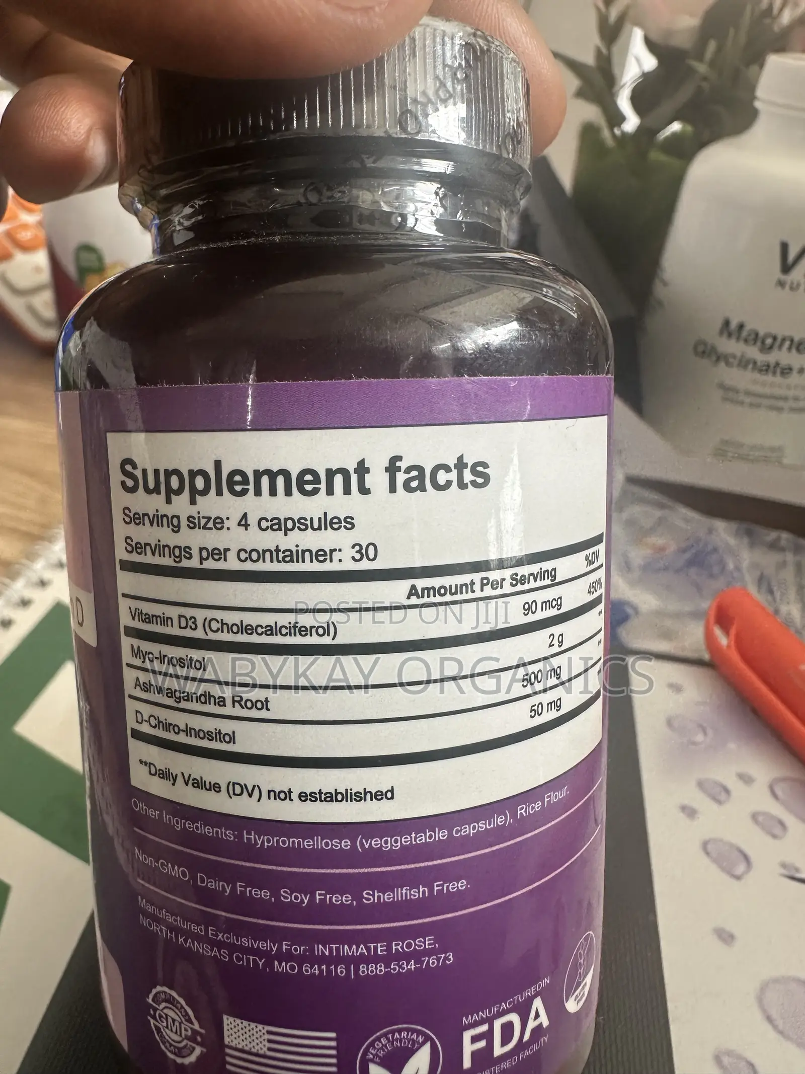 Myo Inositol Ashwaganda and D-Chiro Inositol