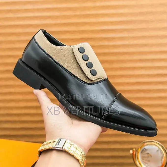 Men's Fashion Business Casual Dress Shoes All Occasions-Black/Brown