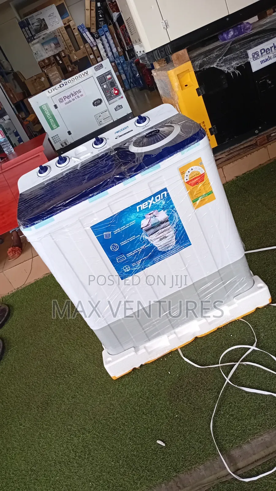 Nexon 12kg High-Capacity Washer – Powerful Cleaning