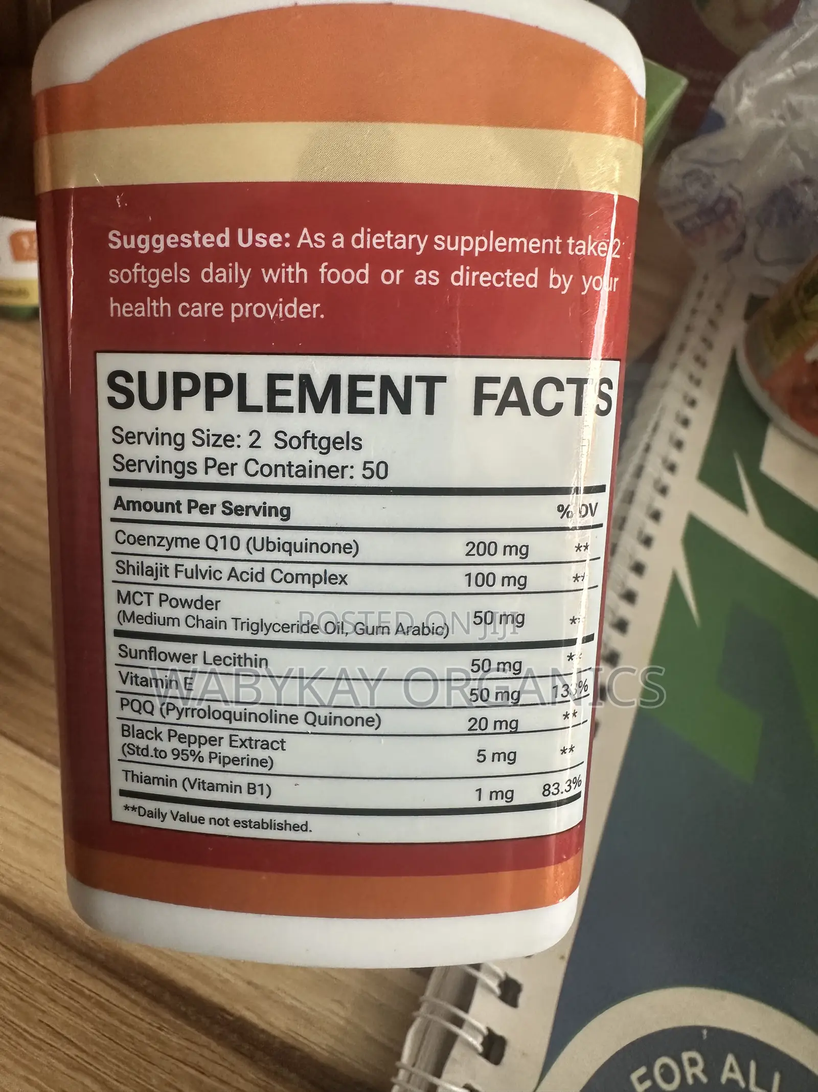Coq10 With Shilajit *Pqq Softgels