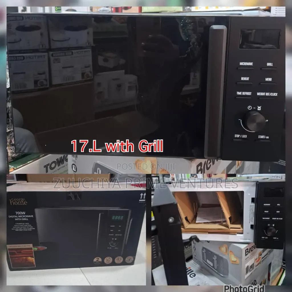 17.L George Home Digital Microwave With Grill From Uk
