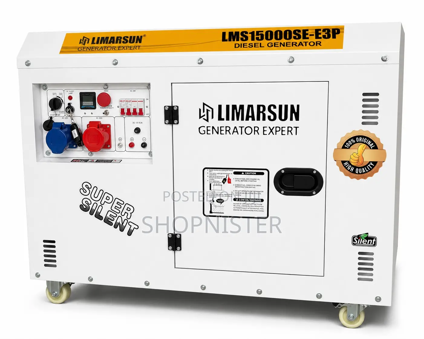 Limarsun 10kva Super Silent Diesel Generator – 3-Phase