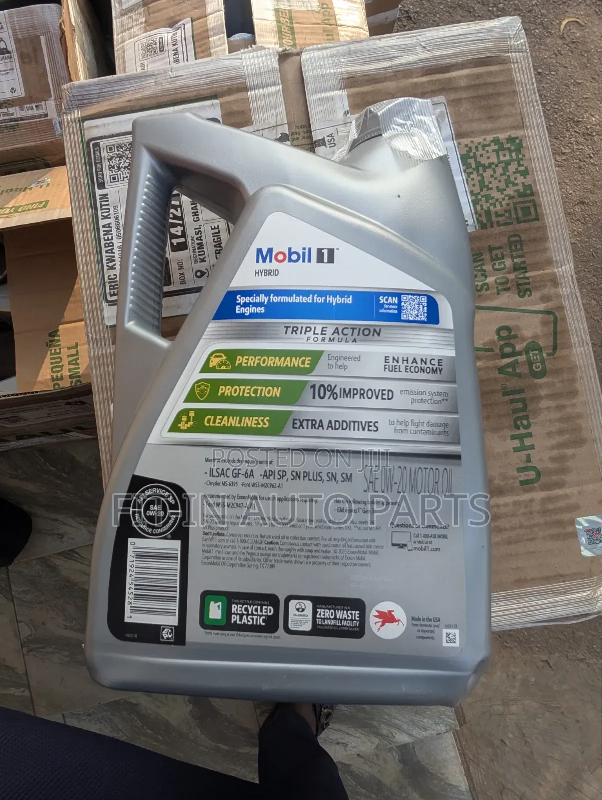 Original 0w-20 Mobil 1 From U.S for All Hybrid Models (Specifically)