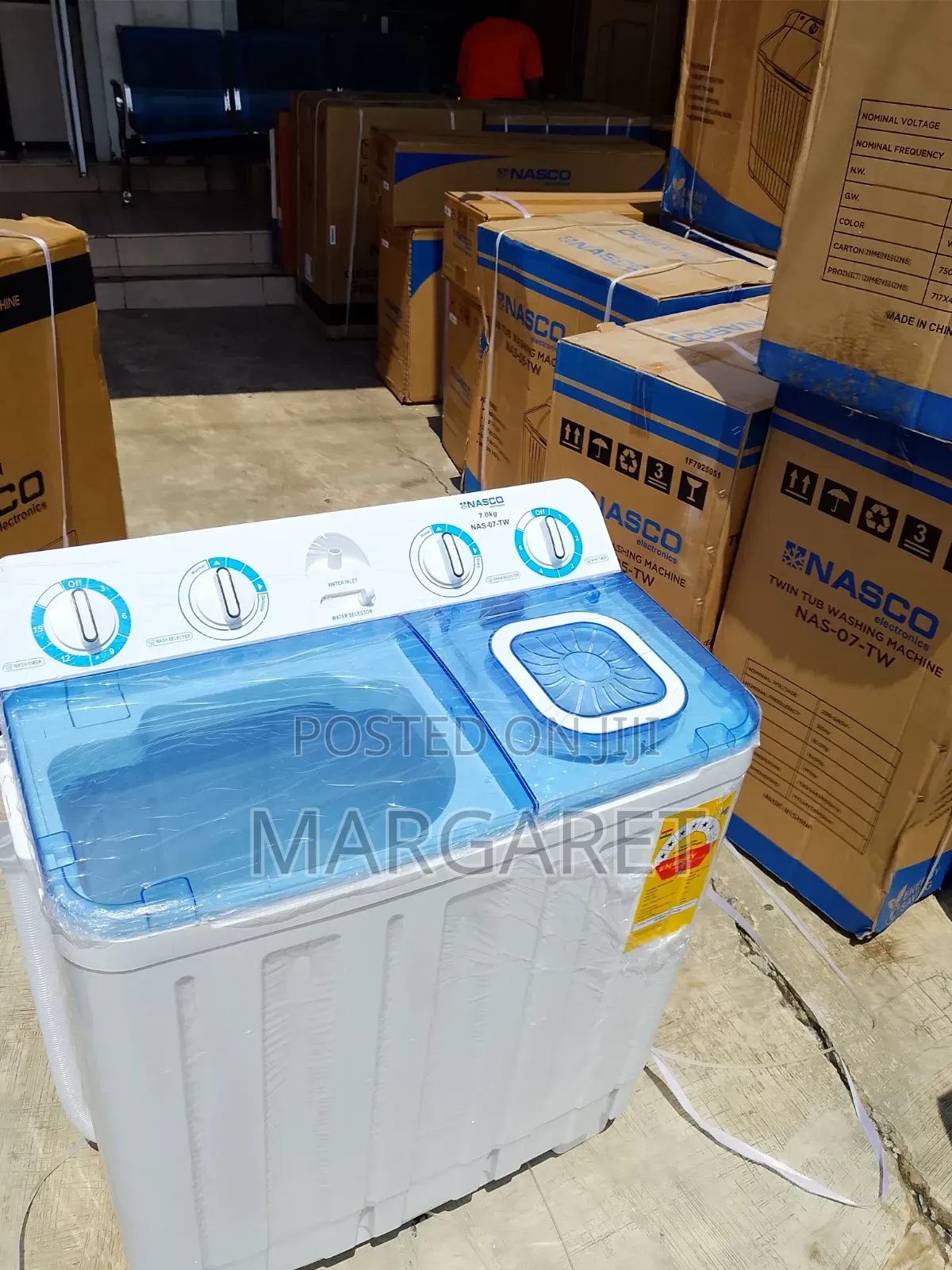 The Stressed Remover Nasco 7 Kg Semi Automatic Washing Machine