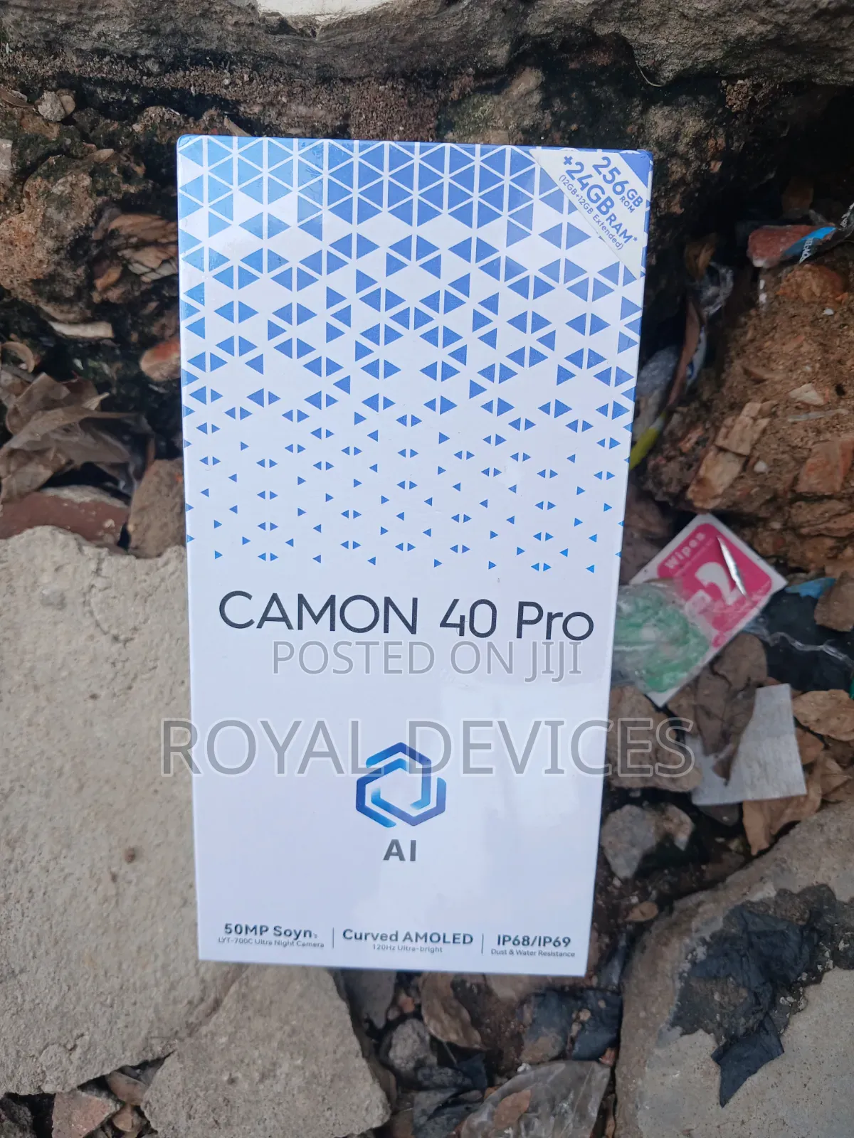 New Tecno Camon 40 Pro 5G 256 GB Black