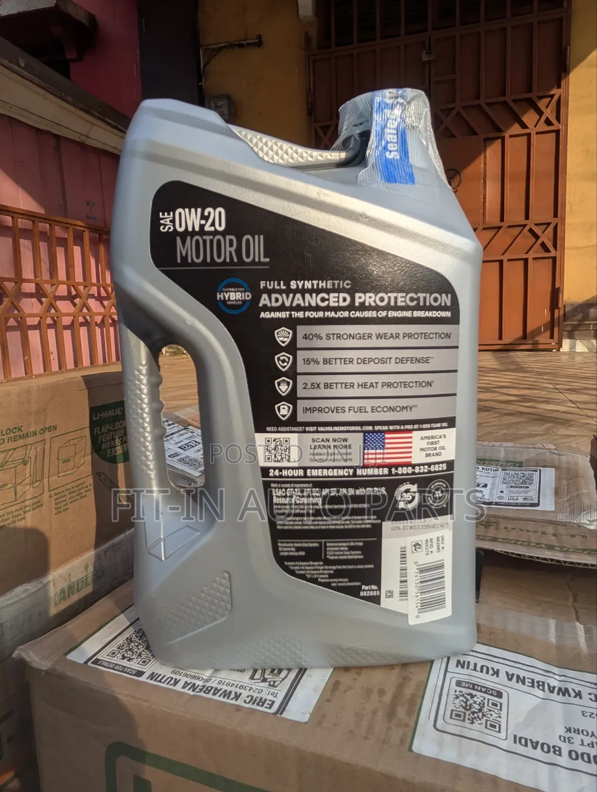 Valvoline Advanced Protection 0w 20 From U.S Available