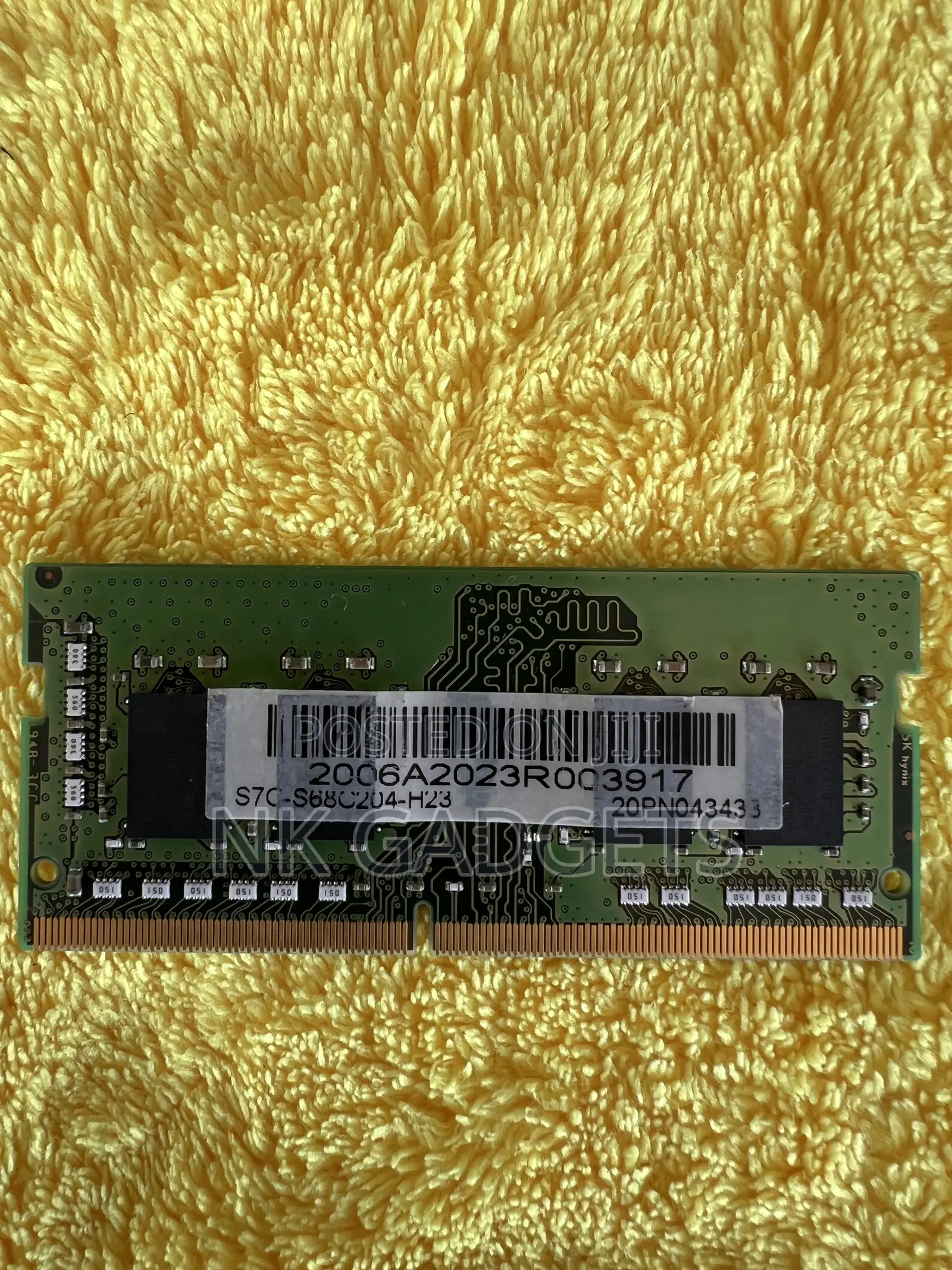 Sk Hynix 8gb 1rx8 Pc4-2666v-Sa2-11 Laptop Ram / Hma81gs6djr8n-Vk