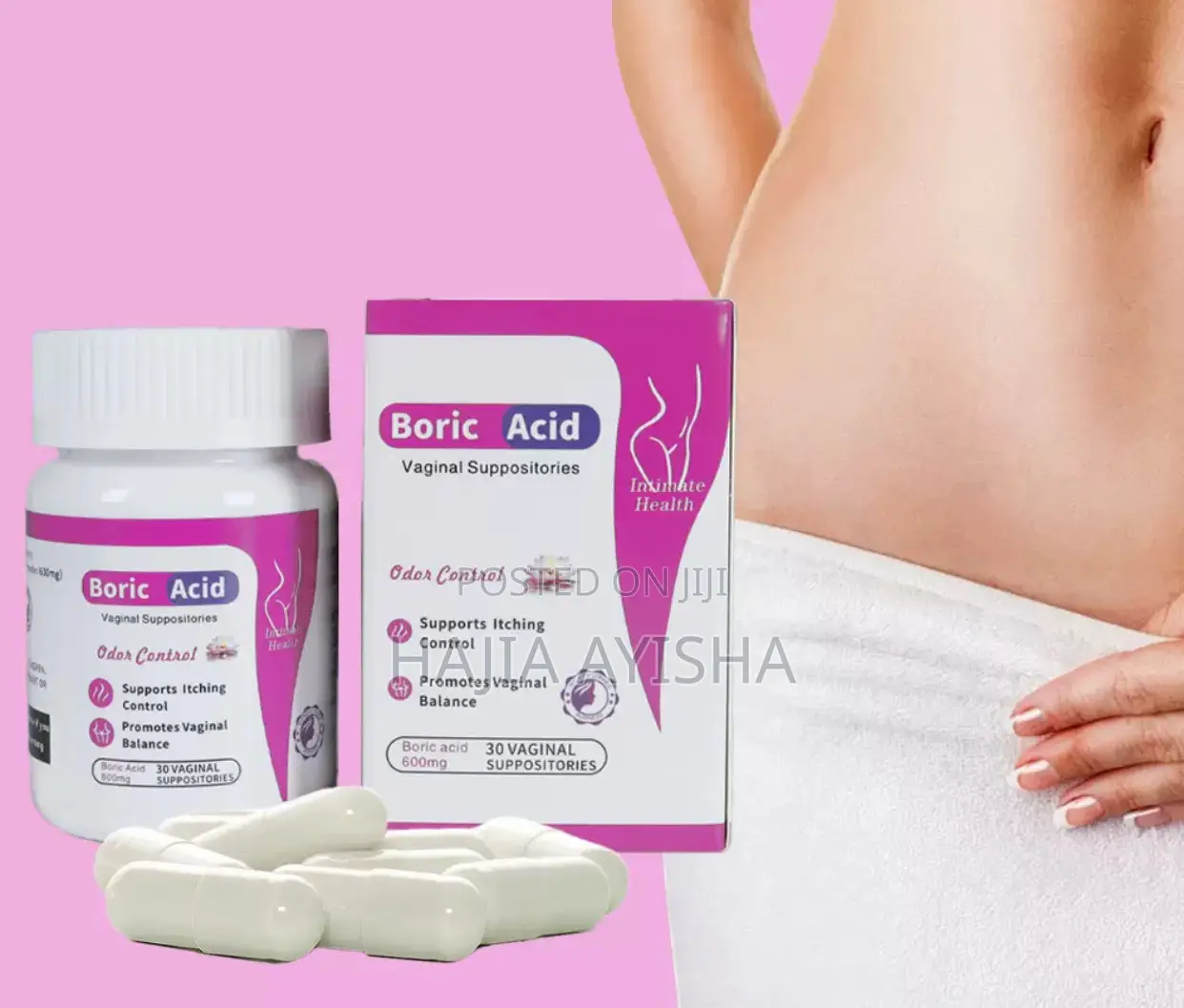 Boric Acid Vaginal Suppository