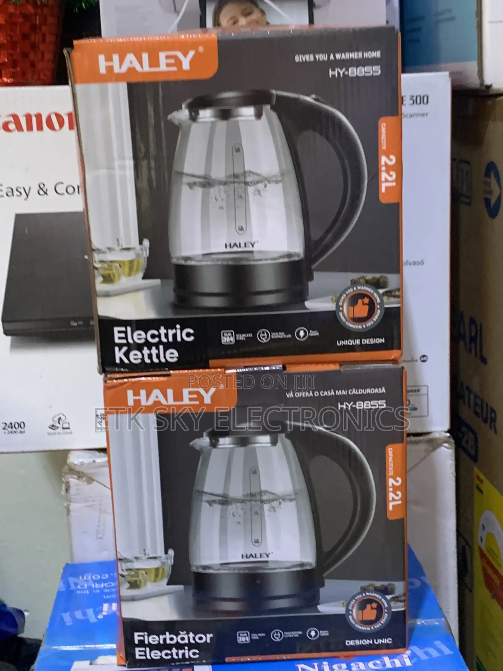 Exclusive Haley Electric Glass Kettle