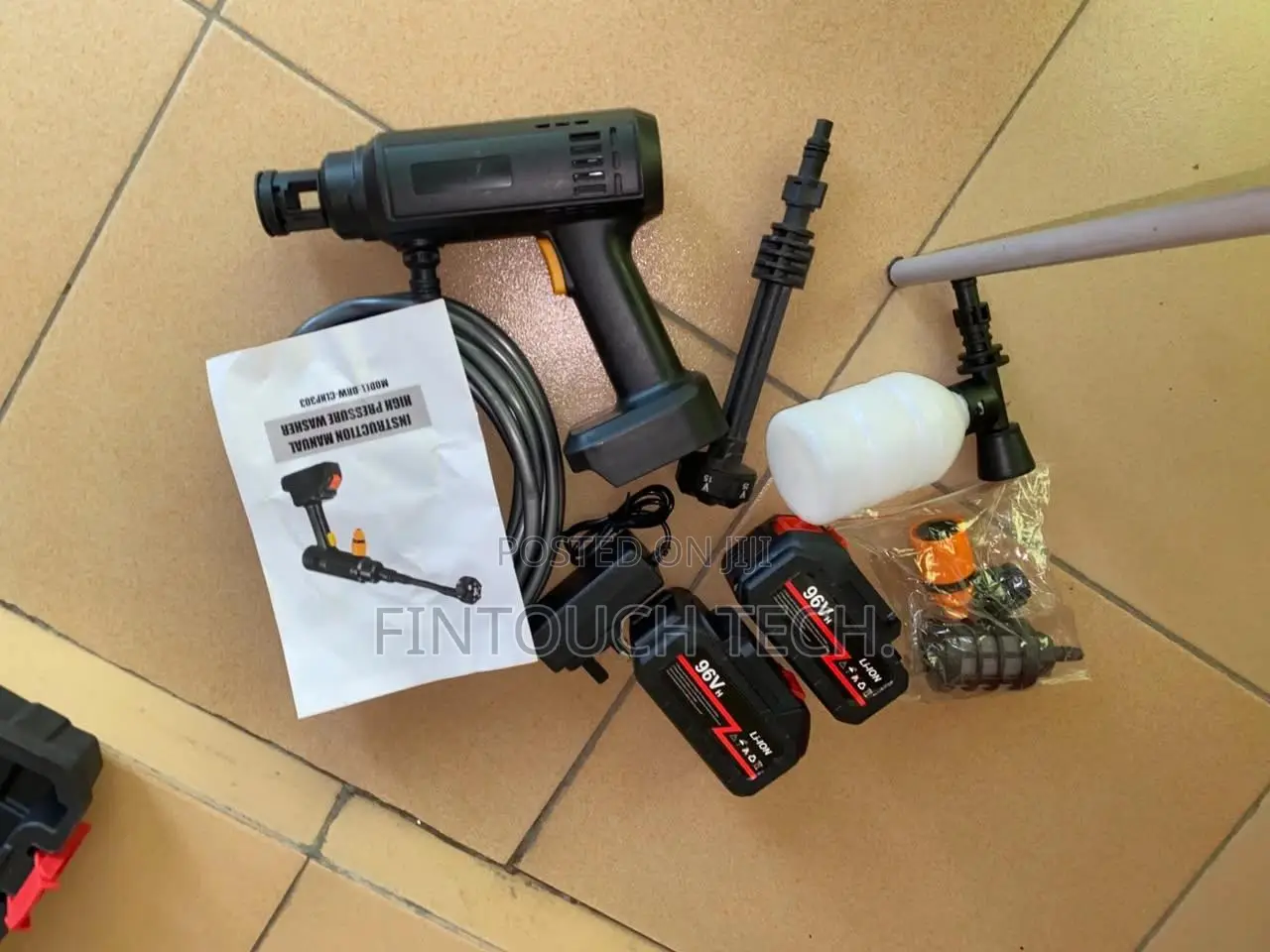 Portable Rechargeable Cordless High Pressure Washer