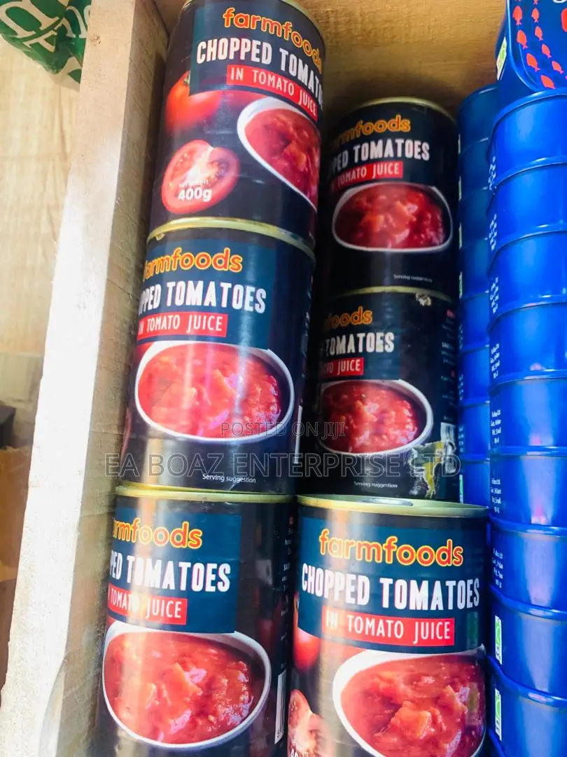 Chopped Tomatoes in Tomato Juice From Uk – Farmfoods – 400g