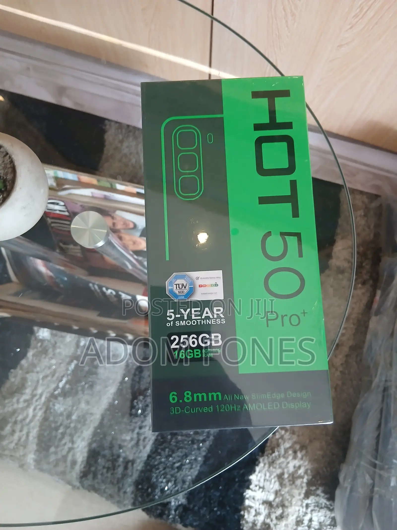 New Infinix Hot 50 Pro+ 4G 256 GB Black