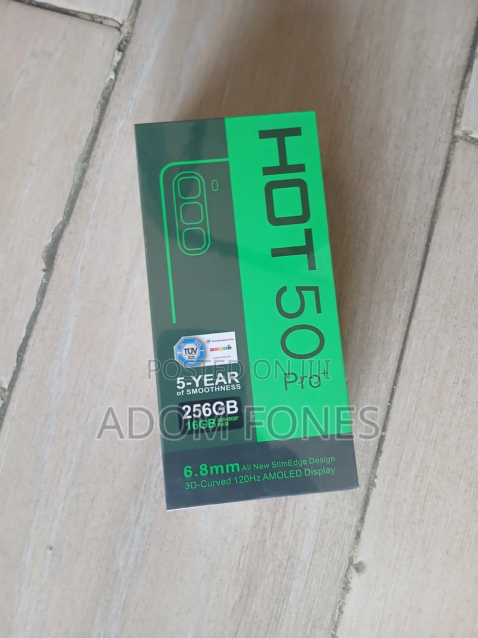 New Infinix Hot 50 Pro+ 4G 256 GB Black