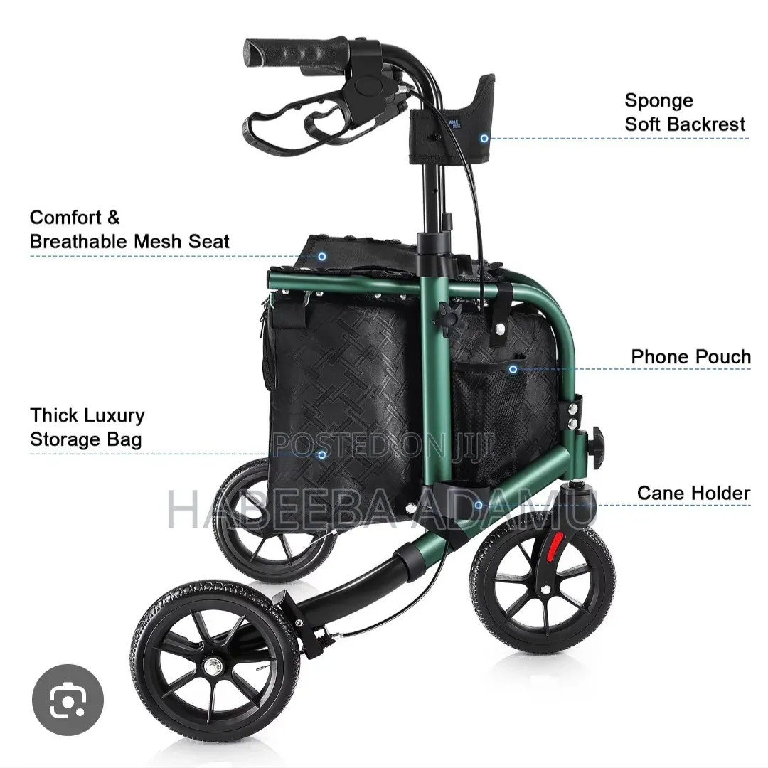 Walk Mate 3- Wheel Walker With Seat.