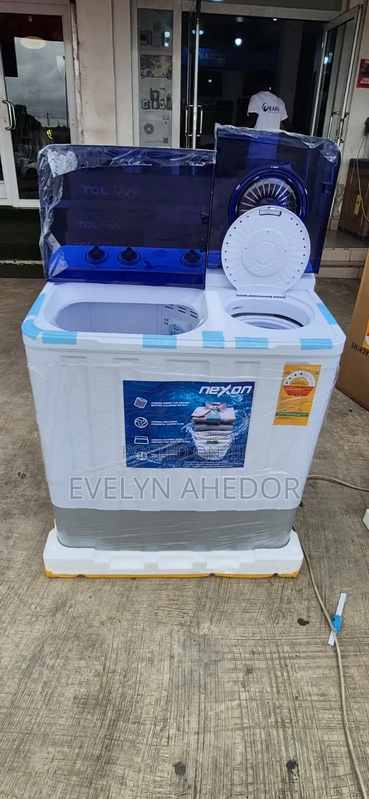 Semi Automatic Nexon 12kg Washing Mschine Twin Tap for Sale