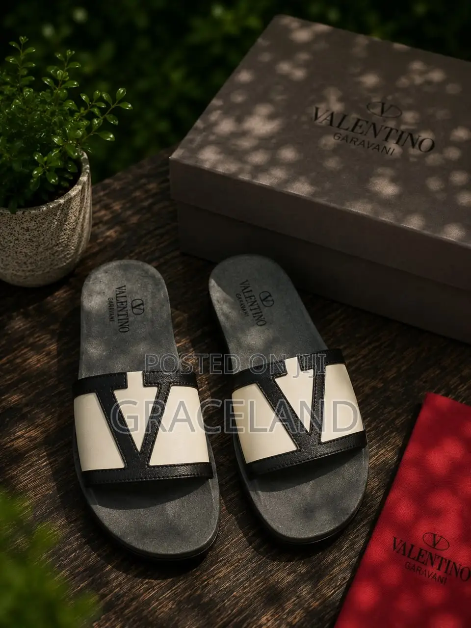 This Is Original Valentino African Wear Men Slipper Pure Leather