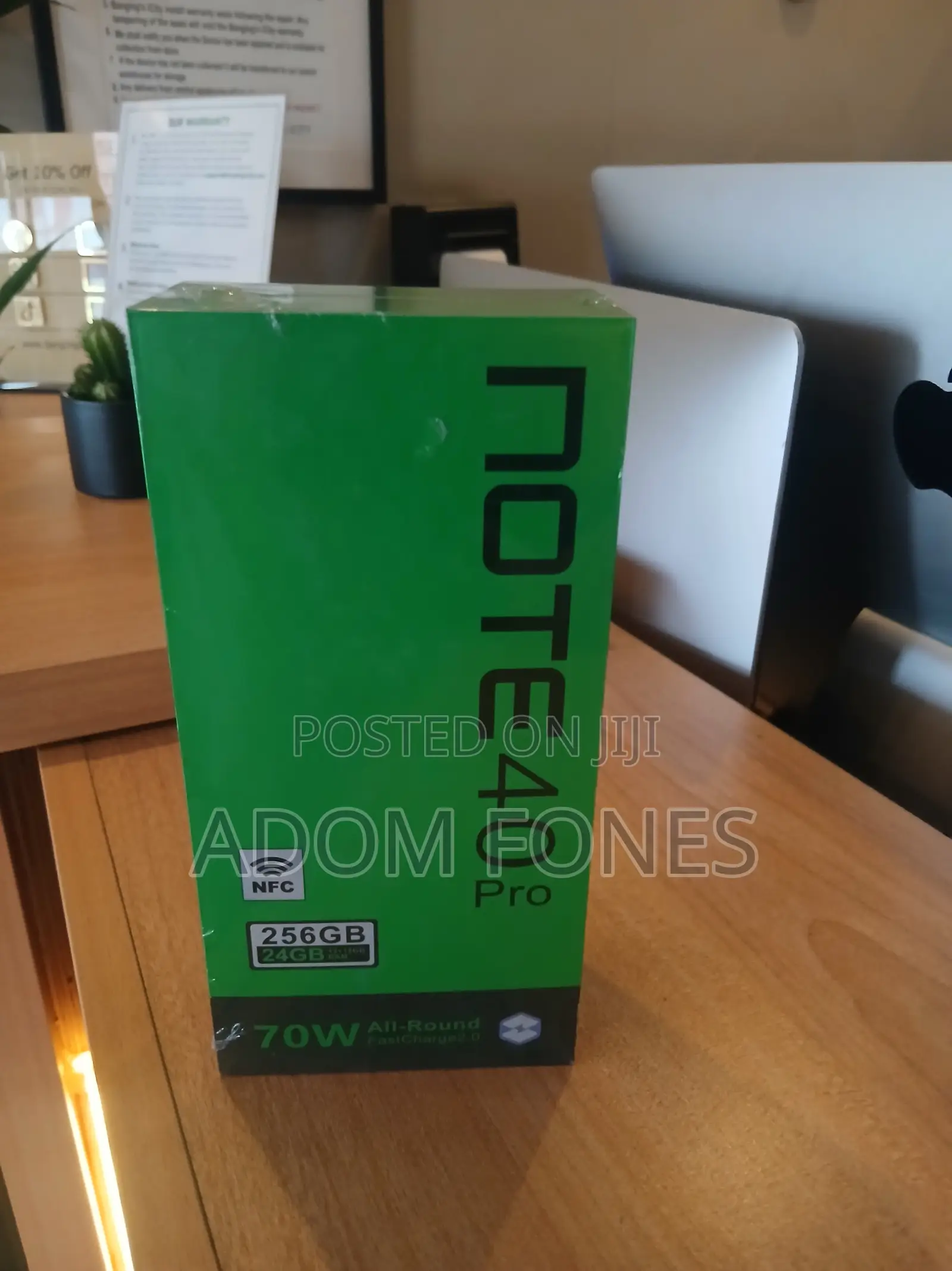 New Infinix Note 40 Pro 256 GB Gold