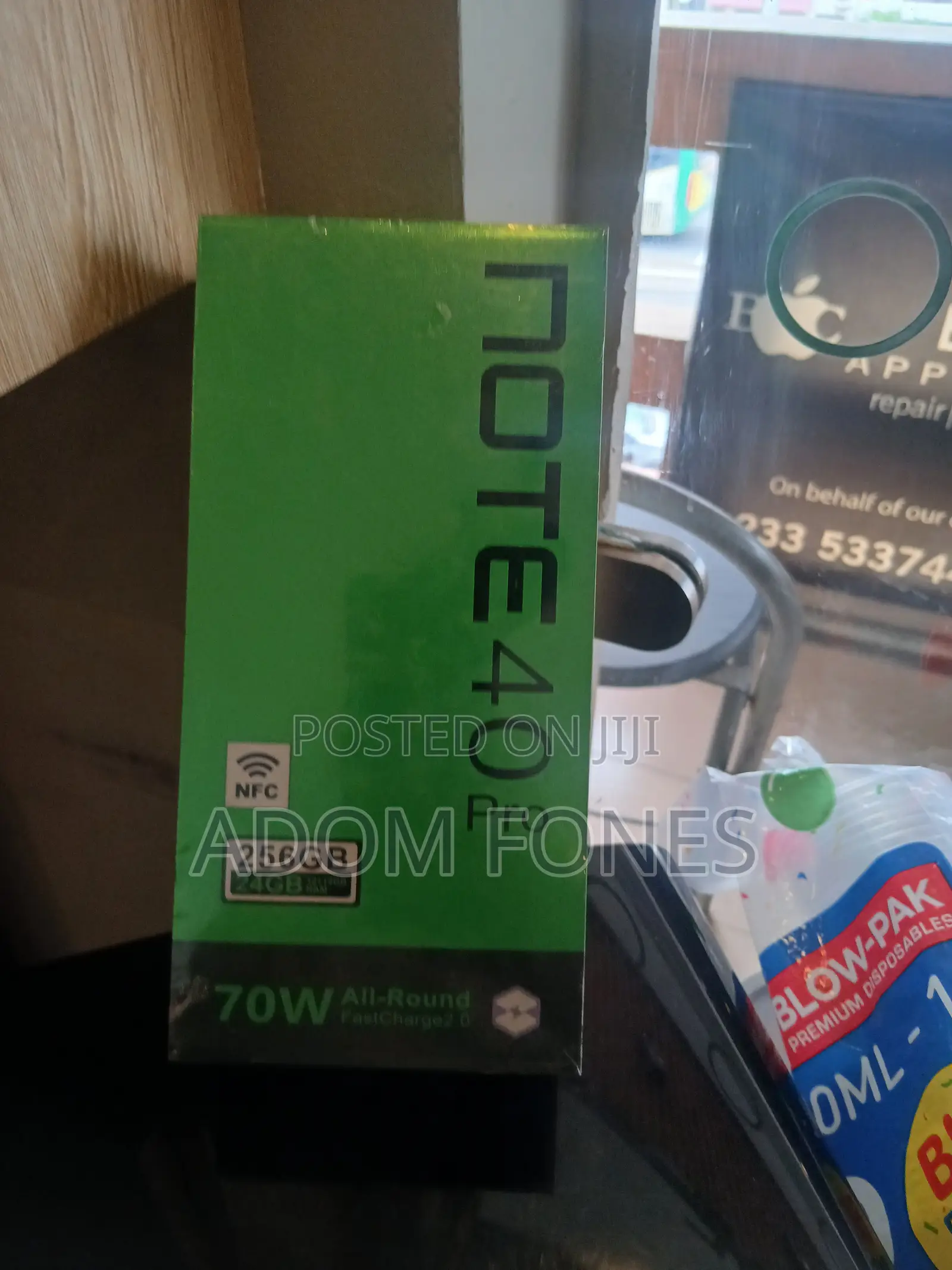 New Infinix Note 40 Pro 256 GB Gold