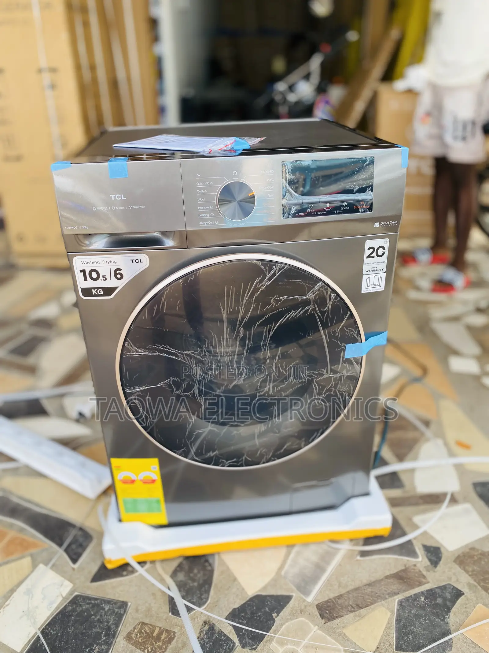 Buy the TCL 10.5kg Wash and Dry Washing Machine