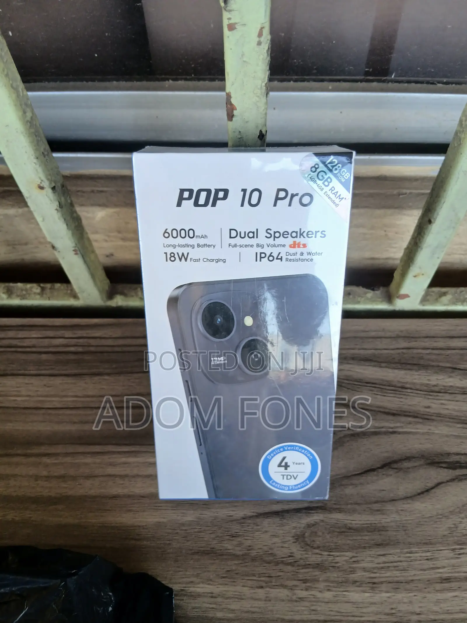 New Tecno Pop 10 Pro 128 GB Black