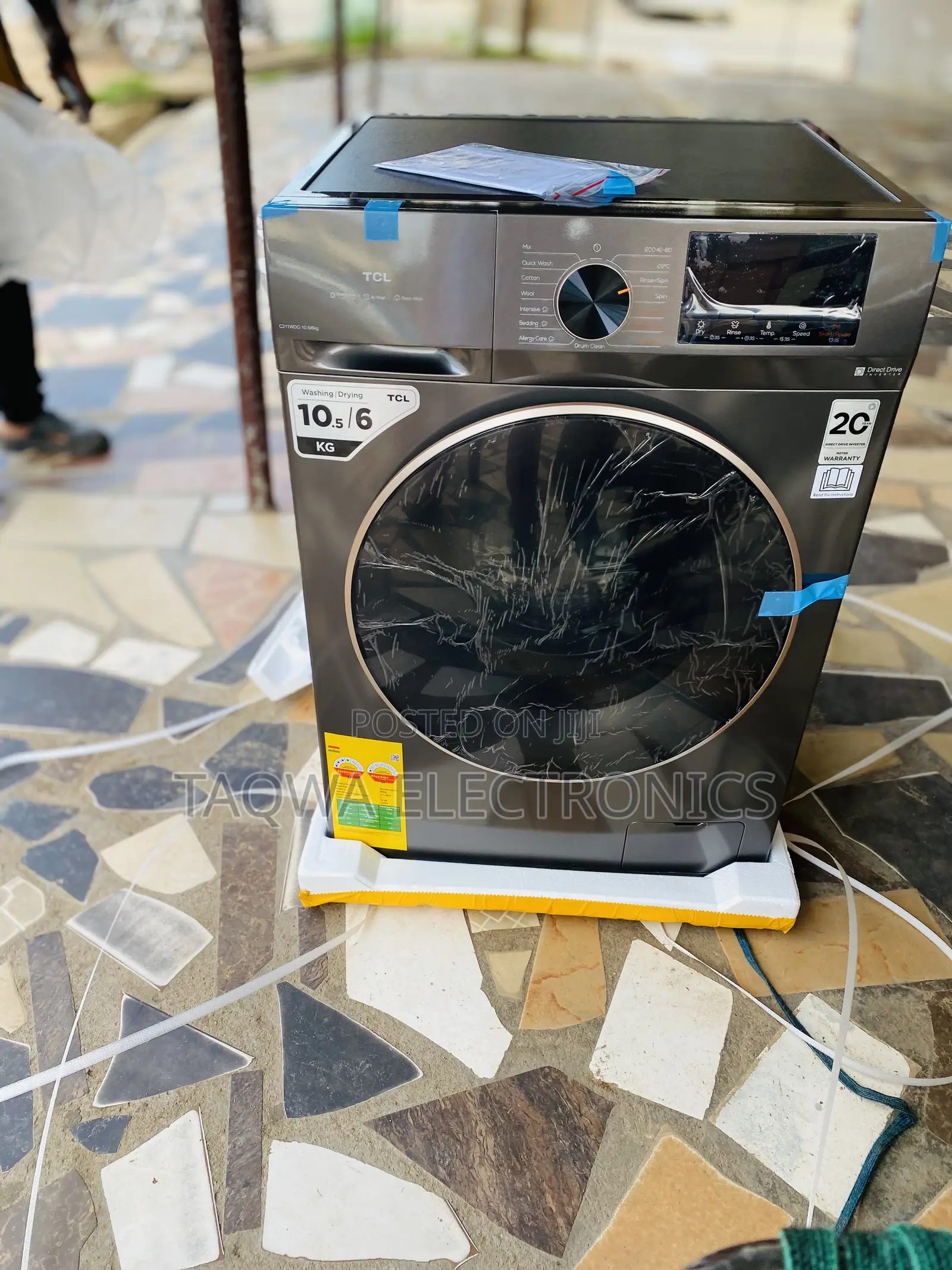 TCL Amazing 10.5kg Wash and Dry-Front Loader