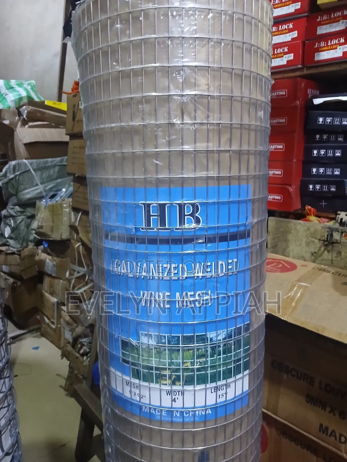 1" by 1/2" Galvanized Mesh (4ft by 45ft)