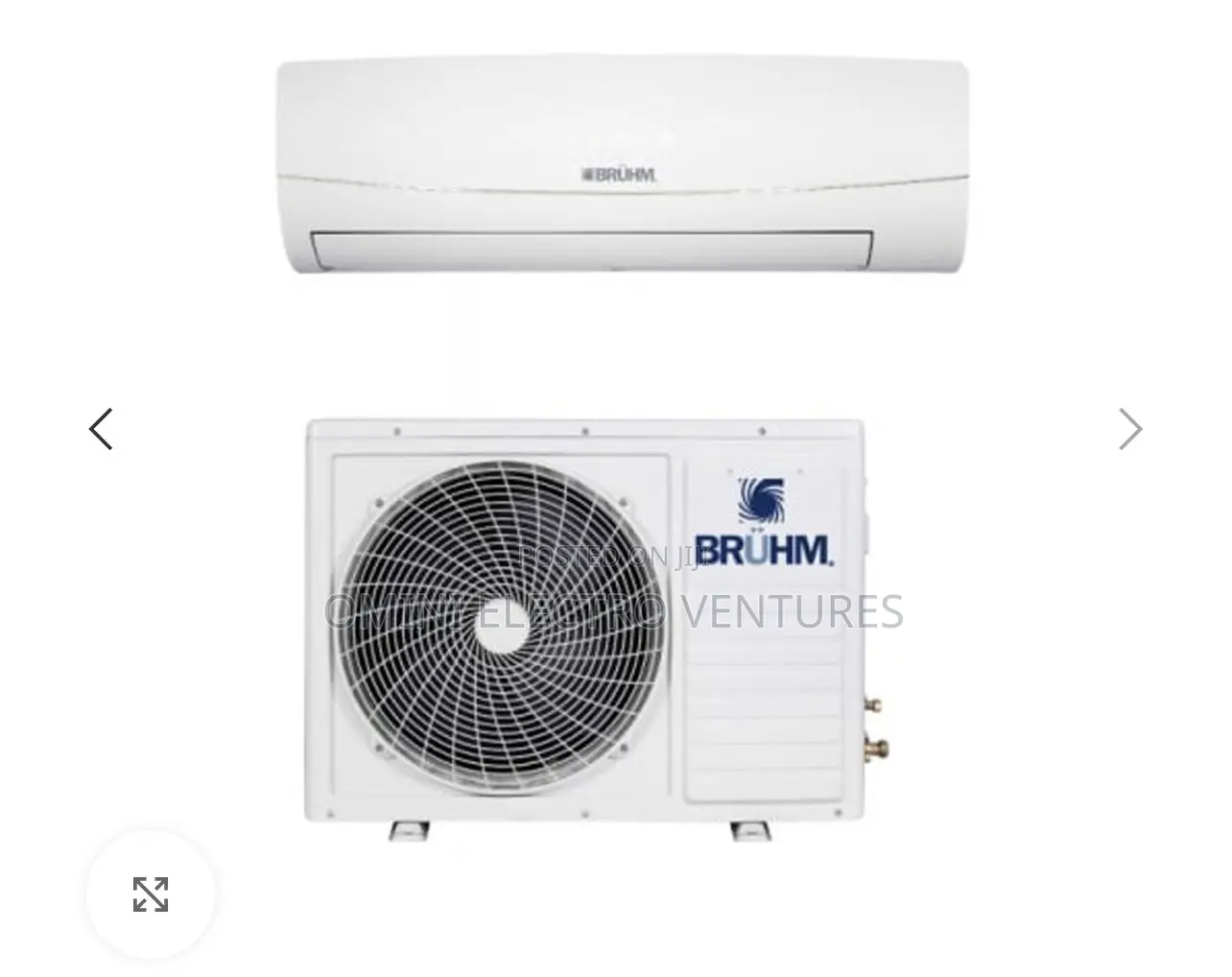 Brand New Bruhm 1.5 HP Air Conditioner With 410 Gas
