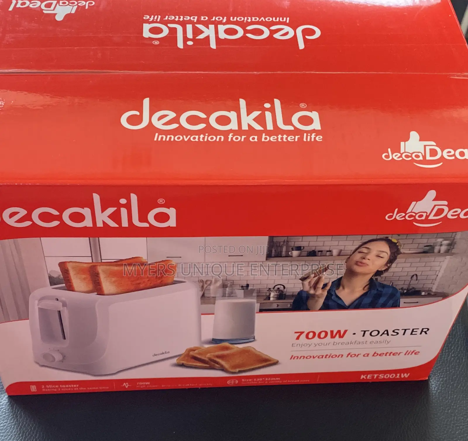 Decakila Adjustable Toaster,Perfect Brown Every Time