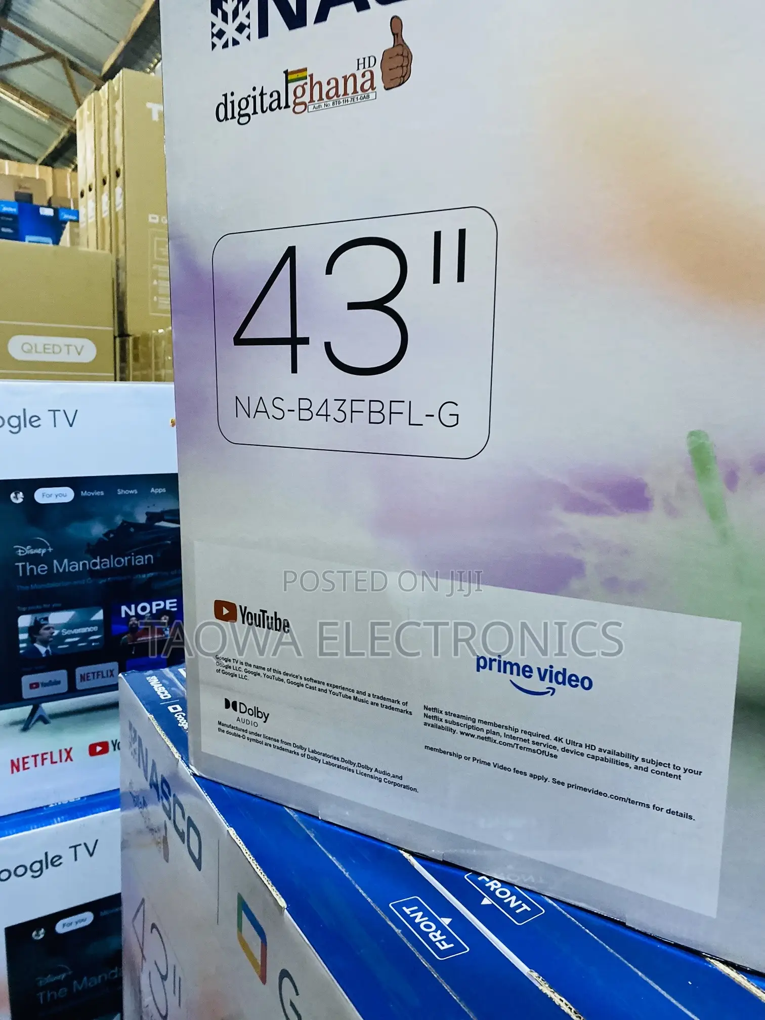 Authentic Nasco 43 Inch Smart Tv