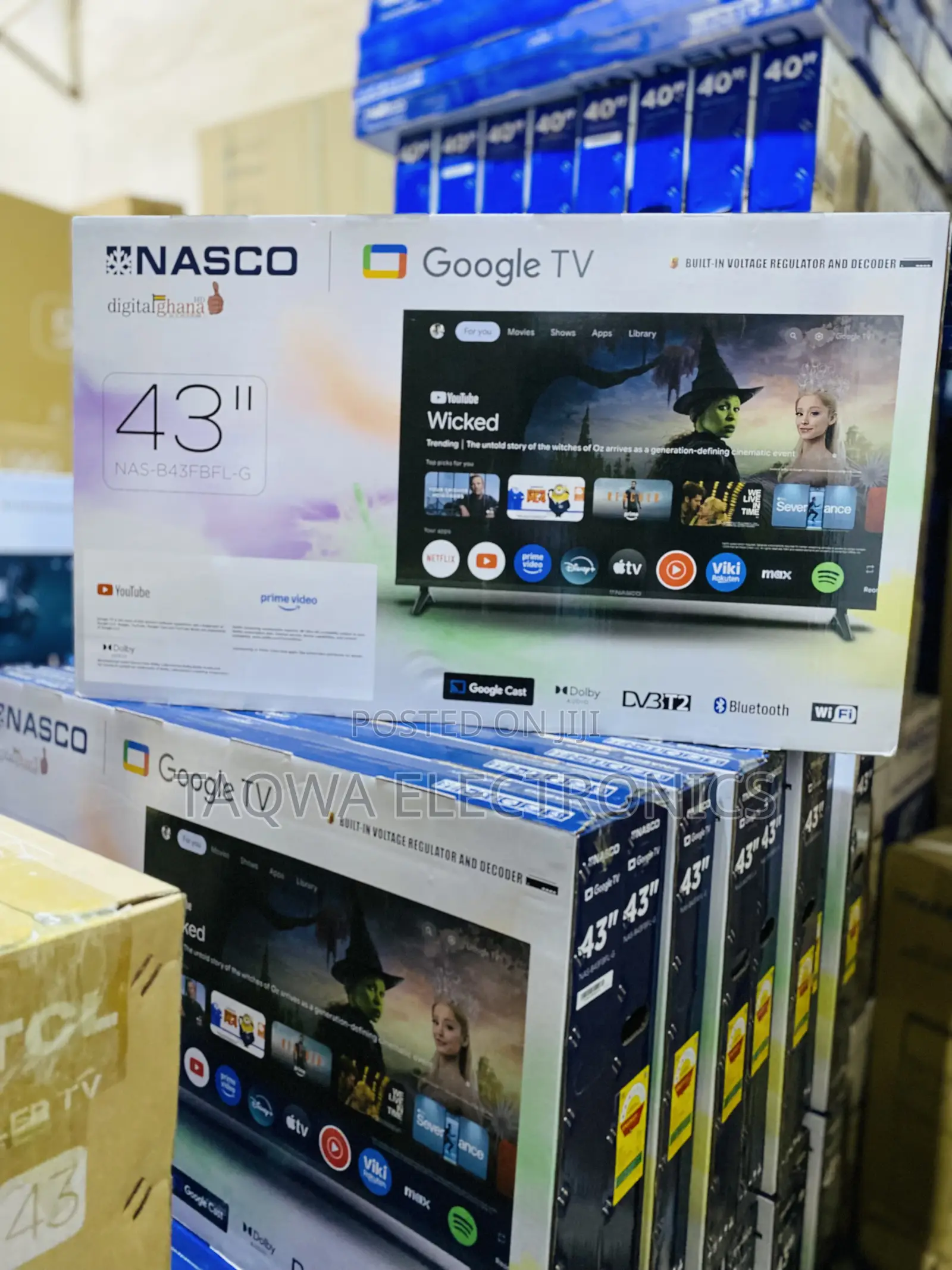 Authentic Nasco 43 Inch Smart Tv