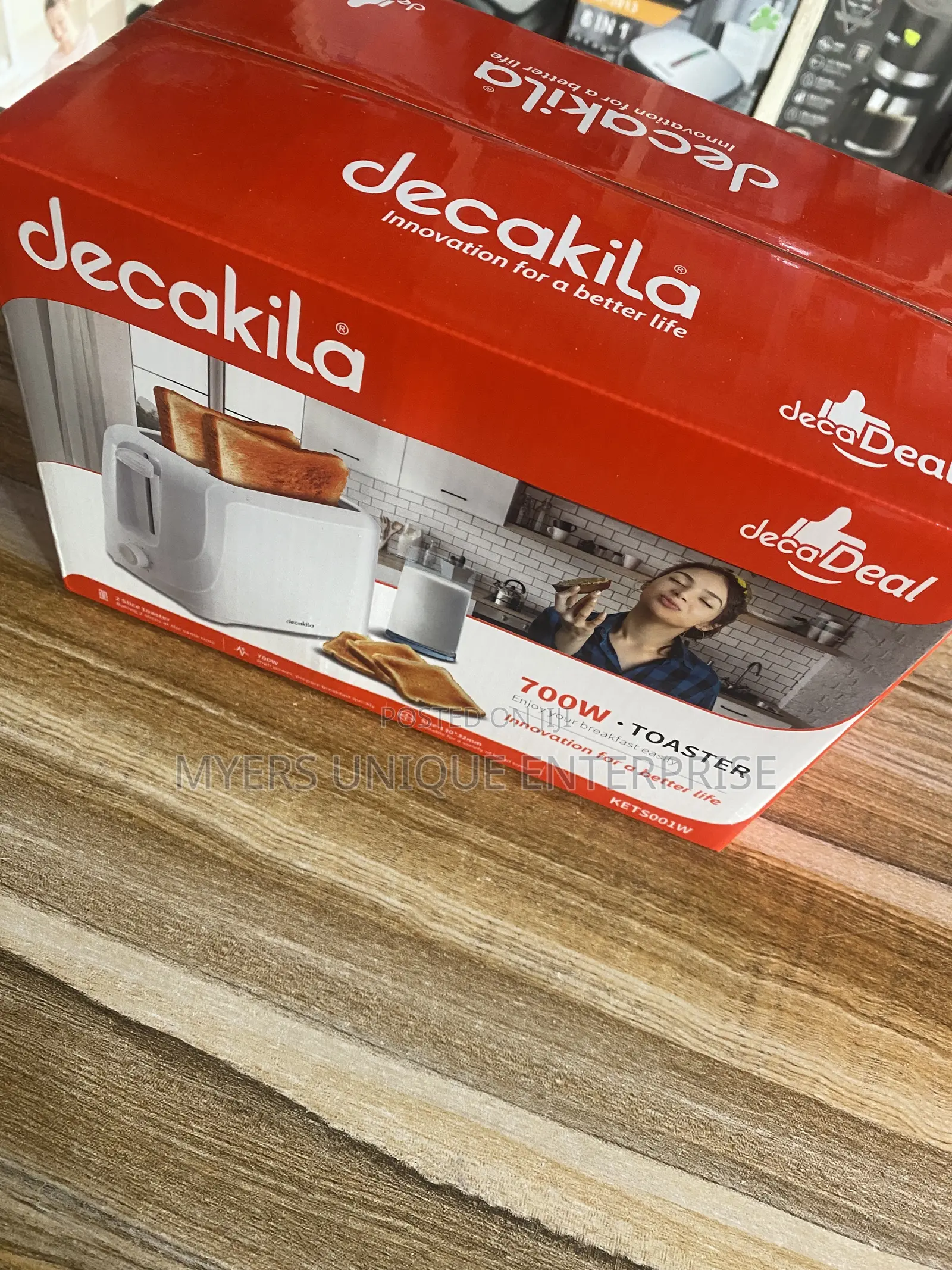 Decakila Toast Control-1 to 6 Settings