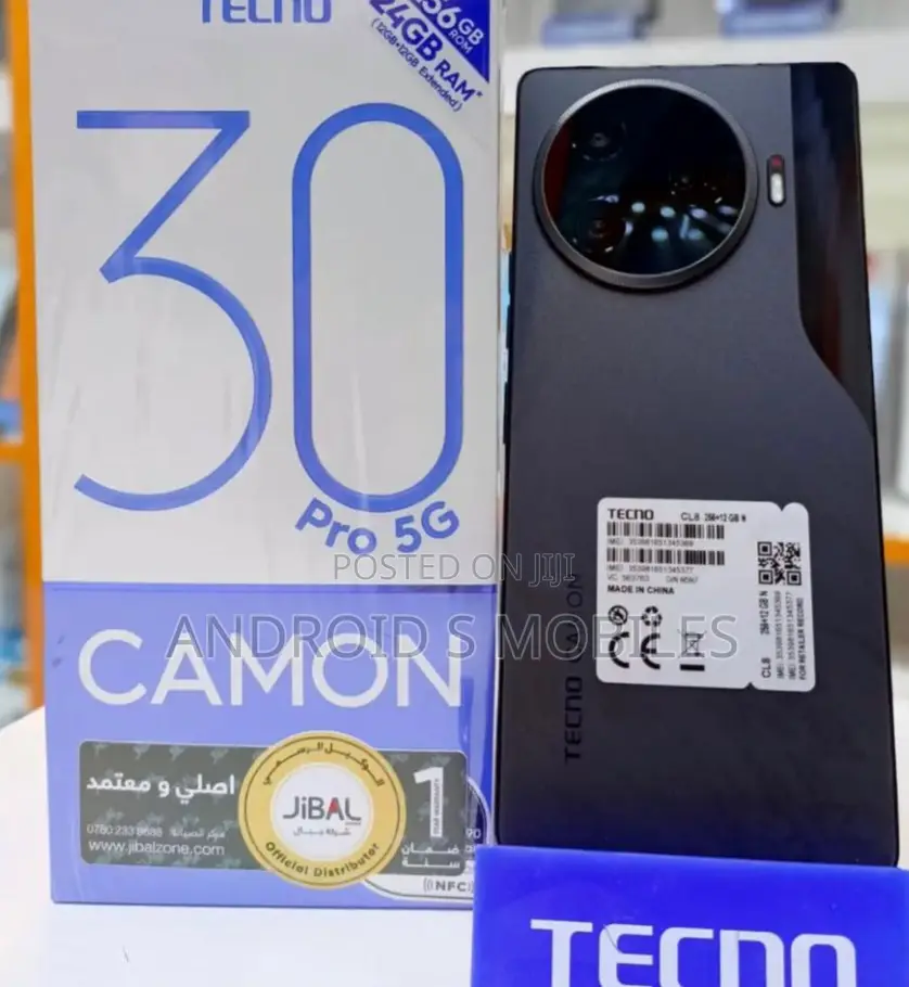 New Tecno Camon 30 Pro 5G 512 GB Black
