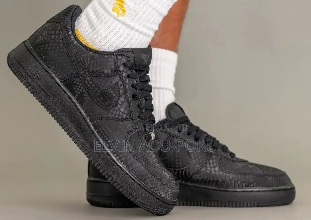 Nike X Kobe Air Force 1 Low “ Triple Black “ Sneaker