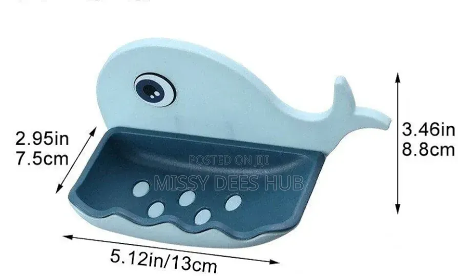 Whale Shape Drain Soap Holder