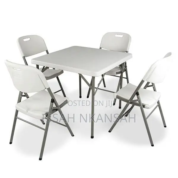 Heavy Duty 4 Sitter Table and 4 Chairs